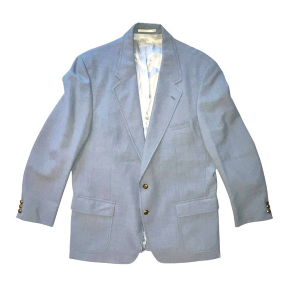 J.G. Hook For Men Grey Suit Jacket Blazer Two Button Size 44 Regular